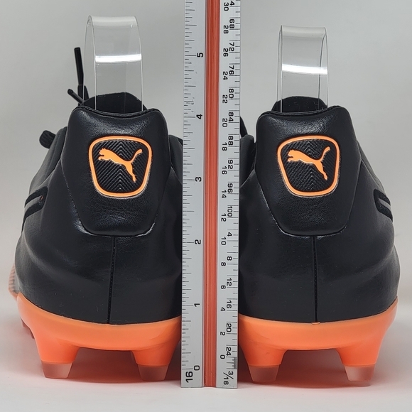 Puma King Pro 21 FG Mens Size 8.5 Soccer Cleats Black Orange Style 106549-04 New - Picture 8 of 11
